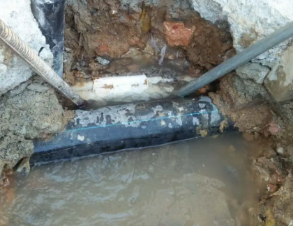 封丘测漏水之水管漏水